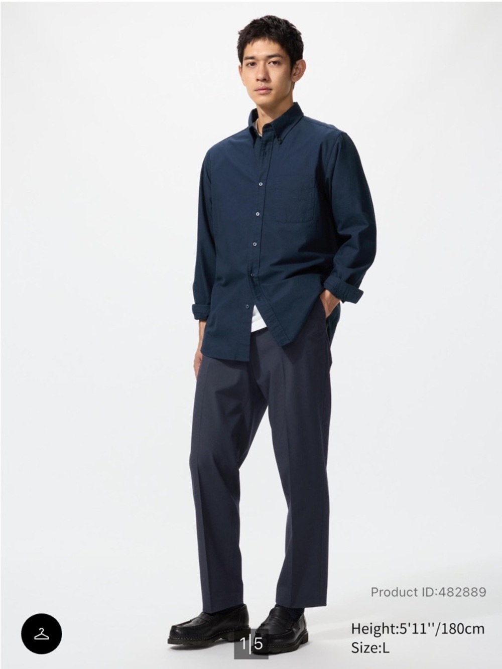 Uniqlo Navy Smart Ankle Pants - Men's M